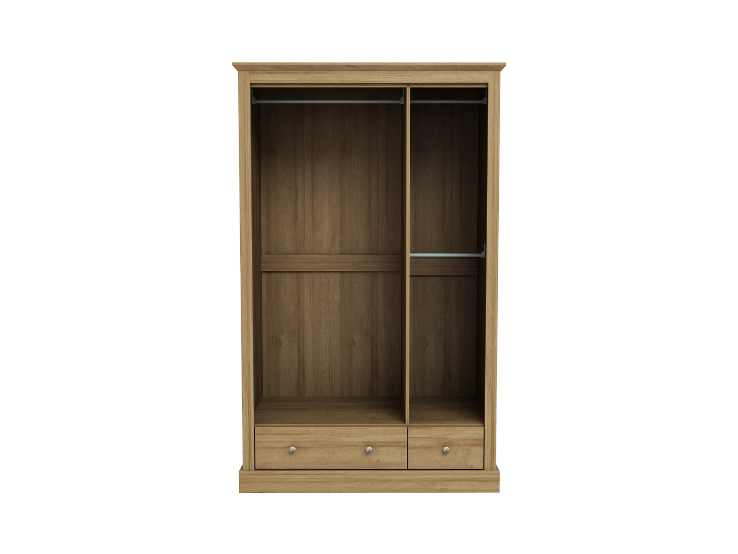 Devonshire Three-Door Wardrobe with Two Drawers