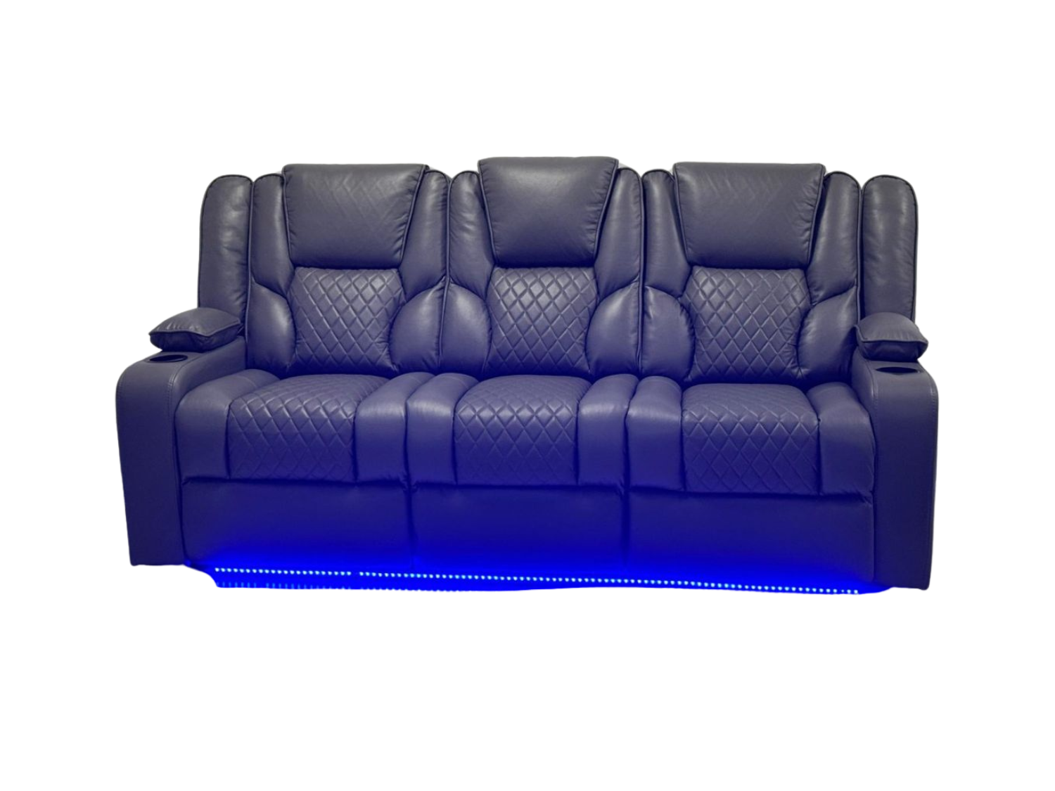 Orlando Electric Recliner 3 Seater Sofa Aire Leather