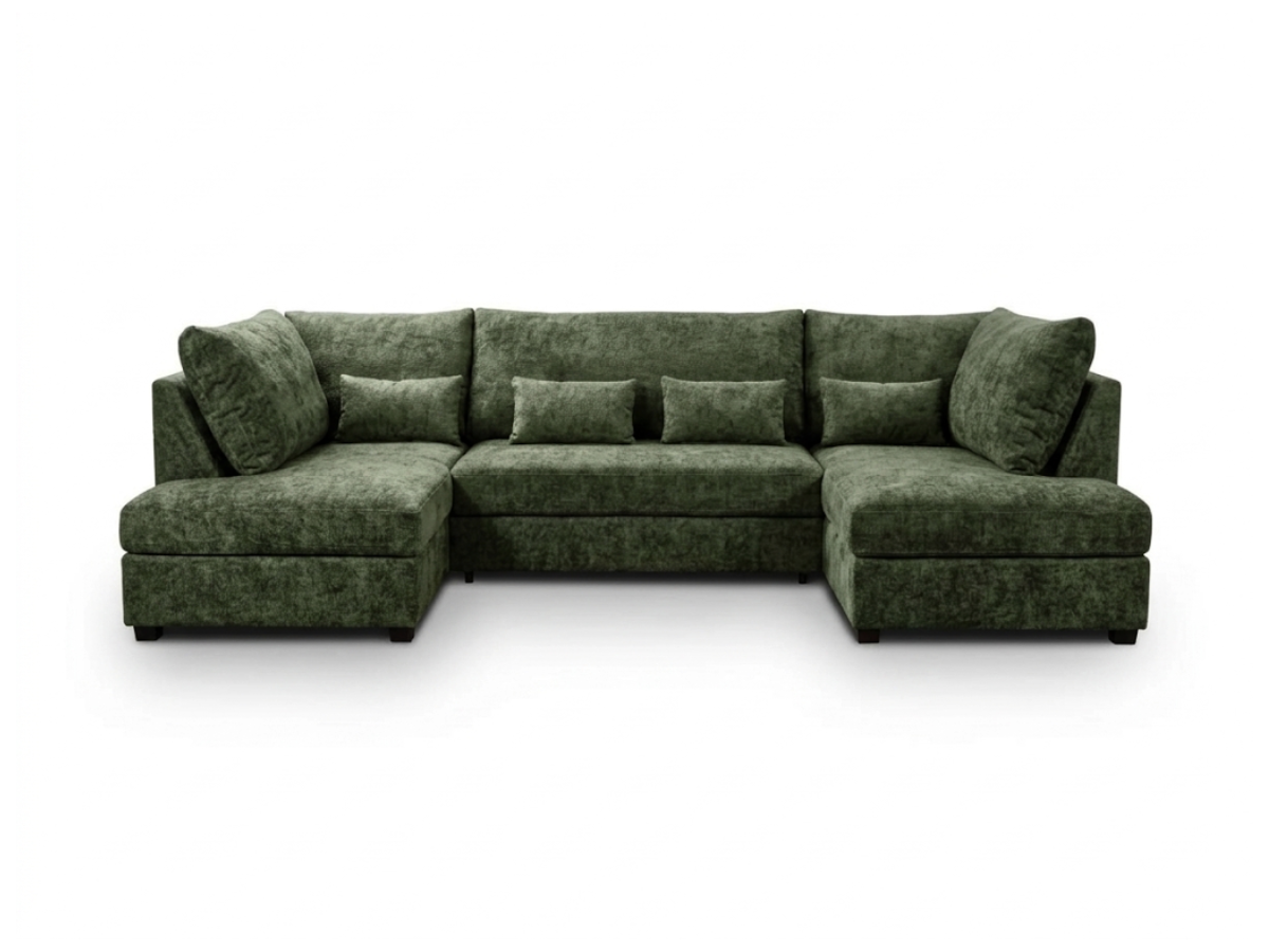 Enzo U Shaped Sofa Bed with Storage