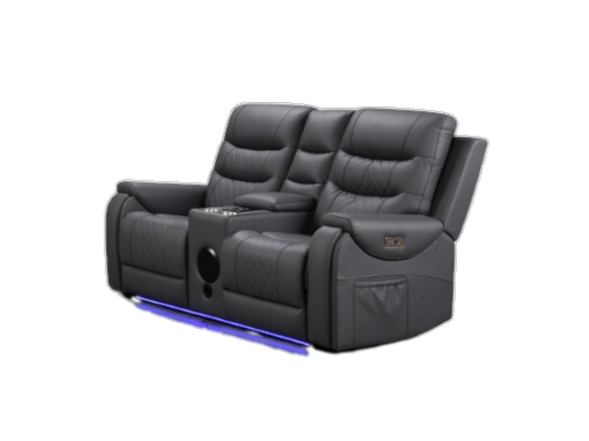 Forbes 2 Seater Electric Recliner Leather Sofa