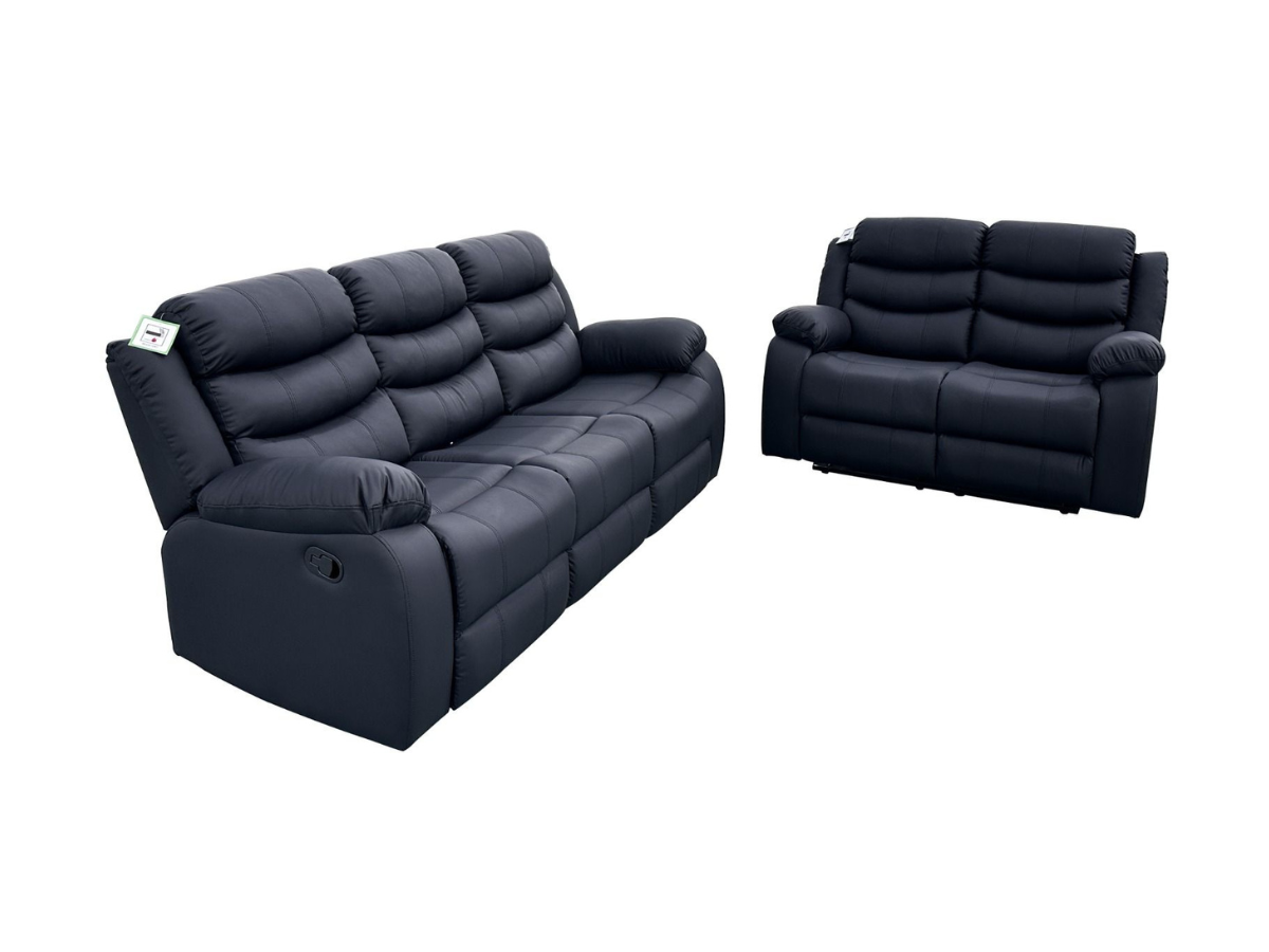 Roma Series 2 Aire Leather Recliner 3+2 Sofa Set