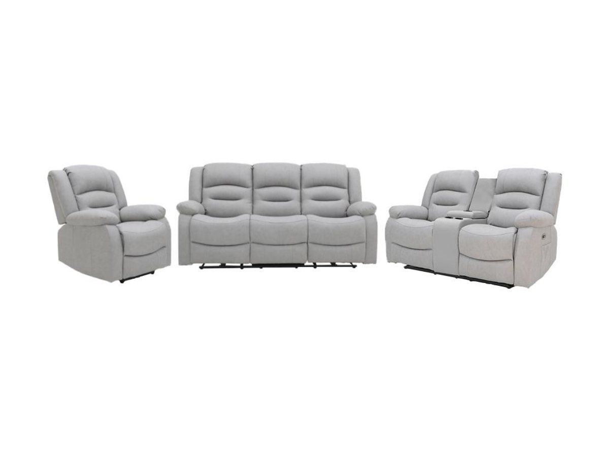 Saxon Electric Recliner 3+2+1 Sofa Set