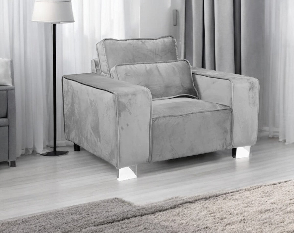 Sloane Silver Armchair