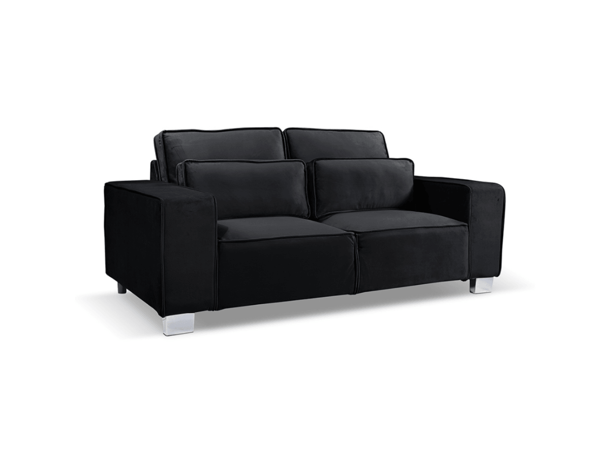 Sloane Large 3 Seater Black