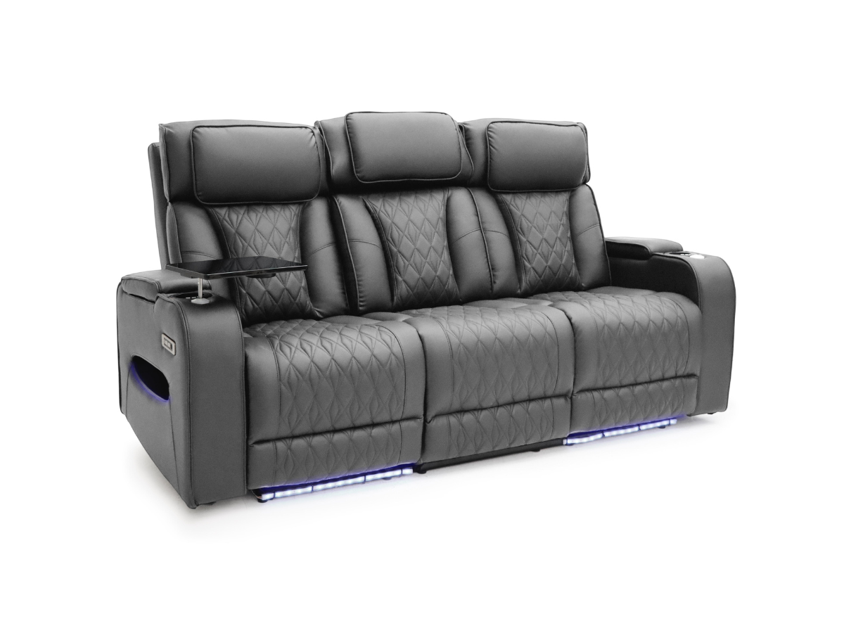 Cinema 11 Electric Recliner Sofa Set 3+2+1 Grey