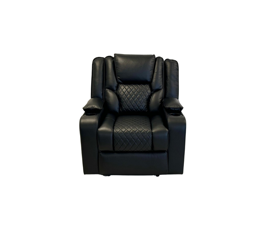 Orlando Electric Recliner Armchair Aire Leather