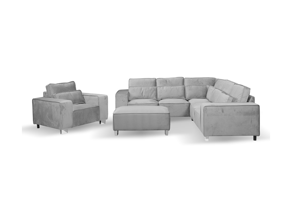 Sloane Silver Armchair