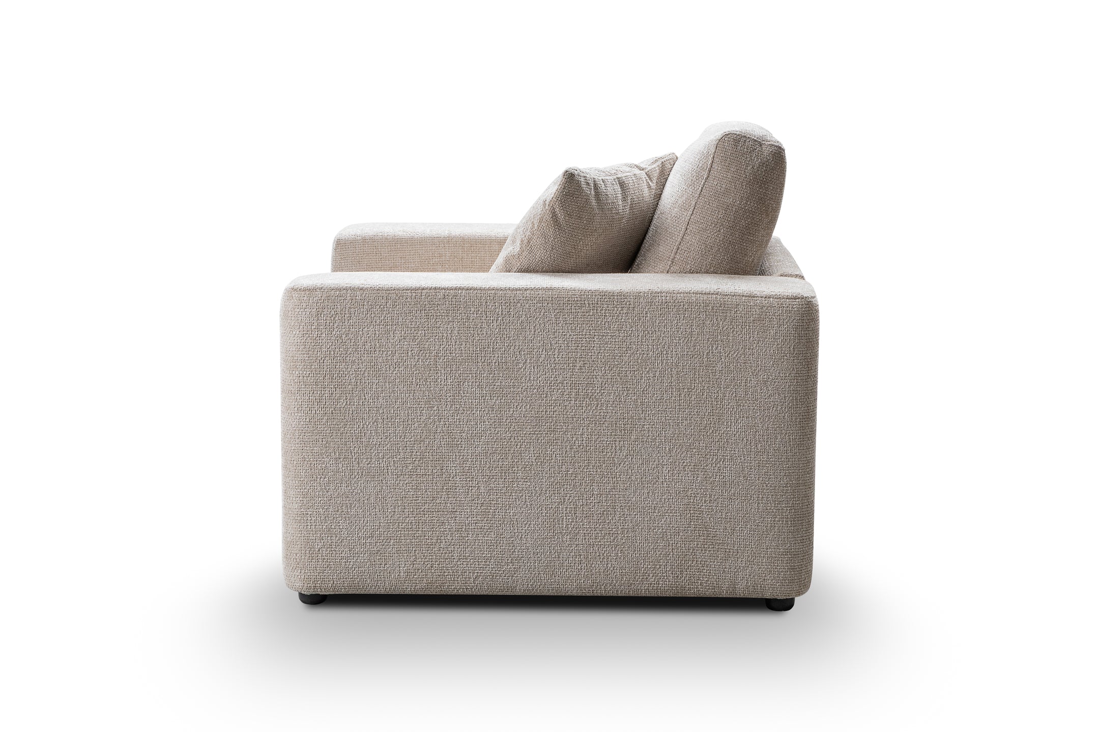 Cream Fabric Armchair
