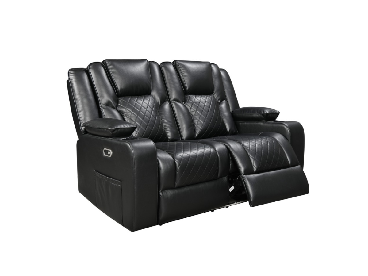 Orlando Electric Recliner 2 Seater Sofa Aire Leather