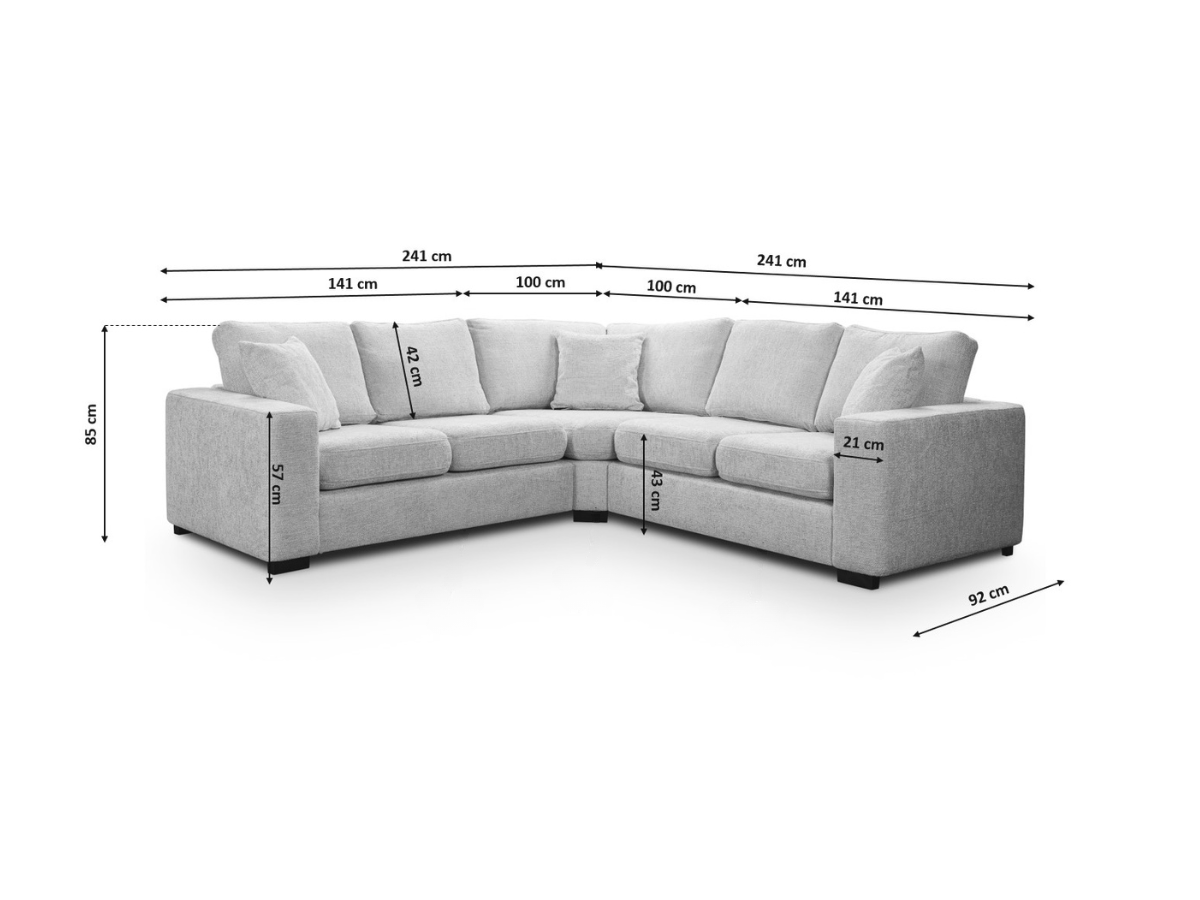 Cream Corner 5 seater sofa
Cream corner sofas
Cream fabric corner sofa
