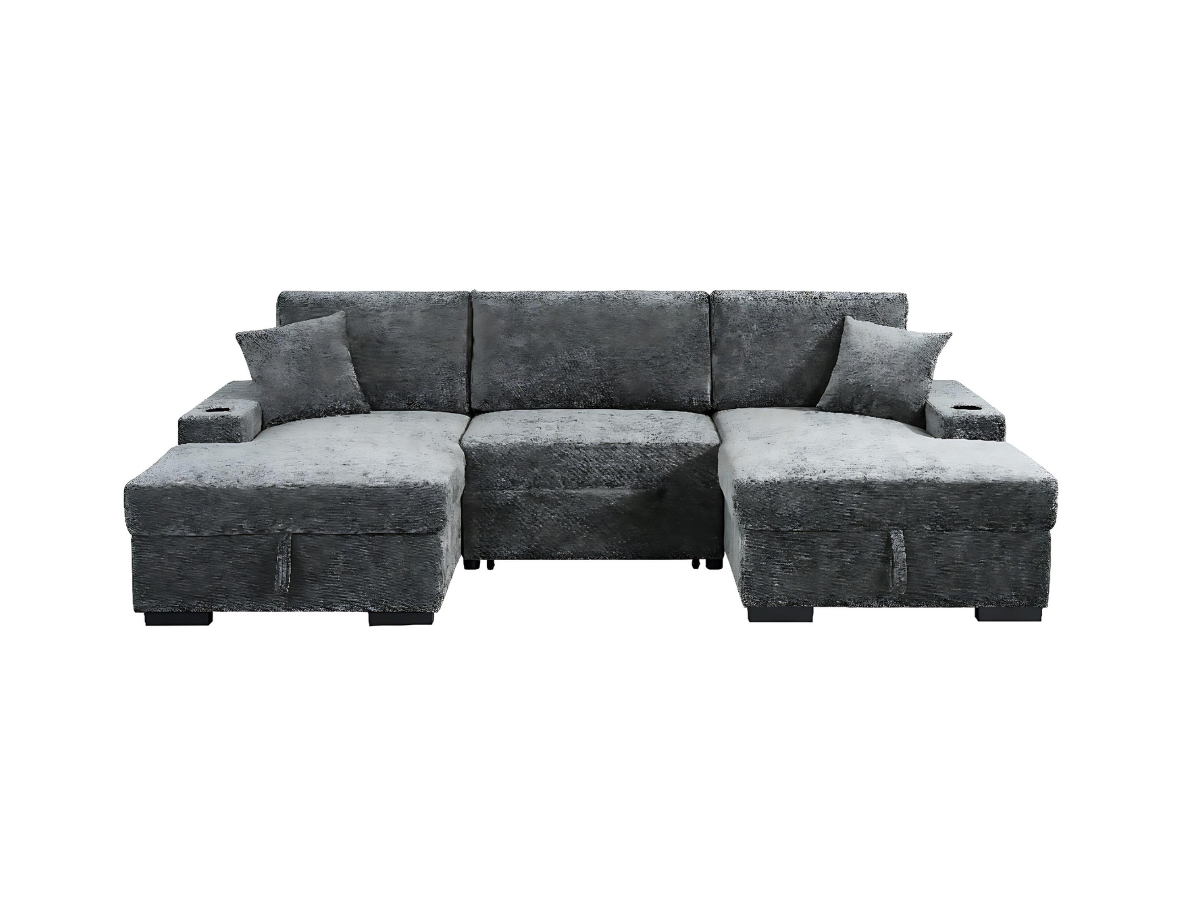 Norma U Shape Sofa Bed with Storage