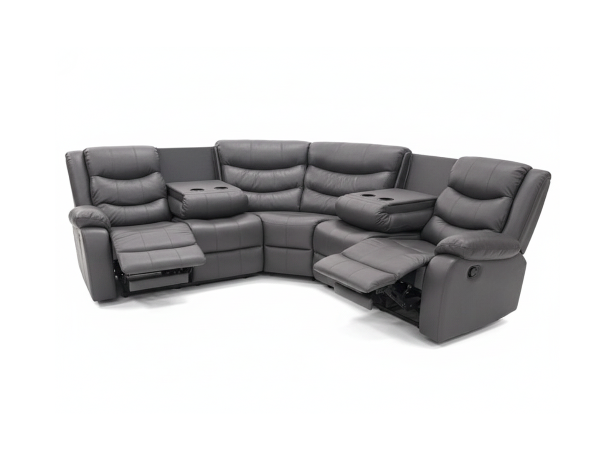 Grey Leather Corner Recliner Sofa
Roma Leather Corner Recliner Sofa
Manual Recliner Corner Sofa