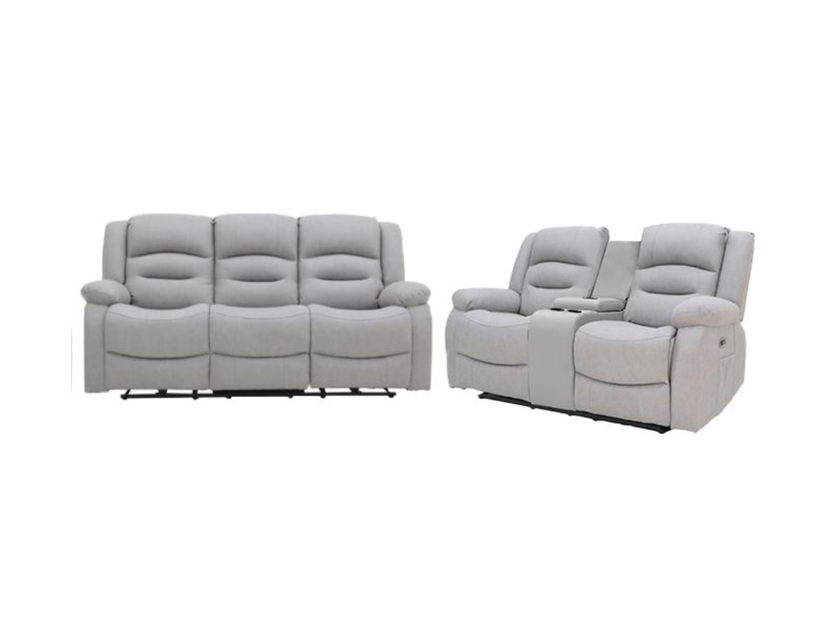 Saxon 3+2 Electric Recliner Sofa Set