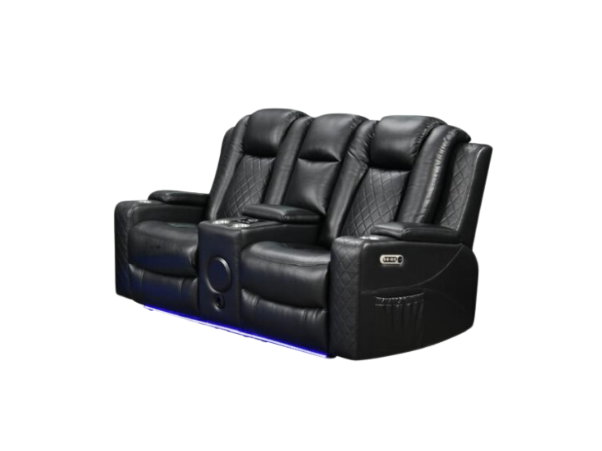 Sianna 2 Seater Electric Recliner Leather Sofa