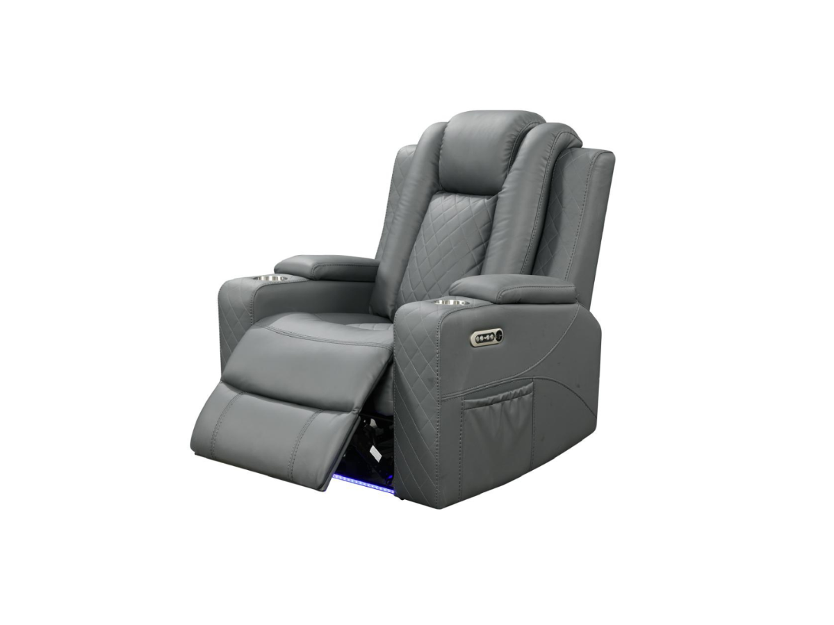 Sianna Electric Recliner Aire Leather Armchair