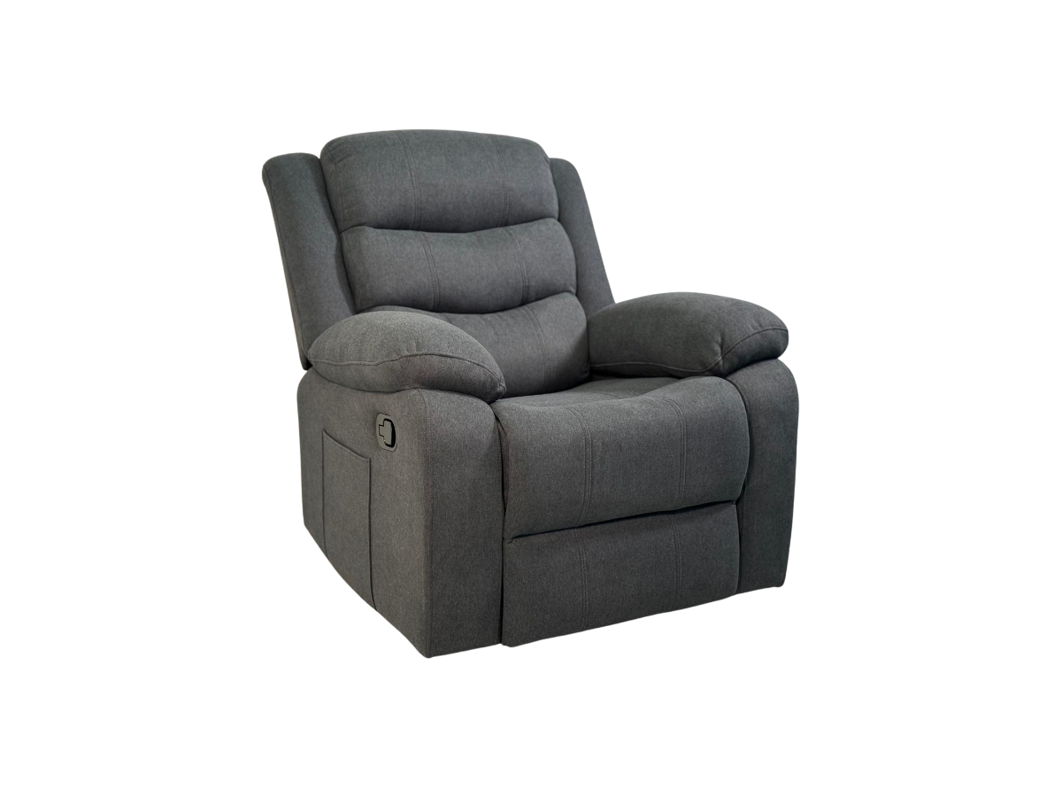Sorrentino Grey Fabric Arm Chair
