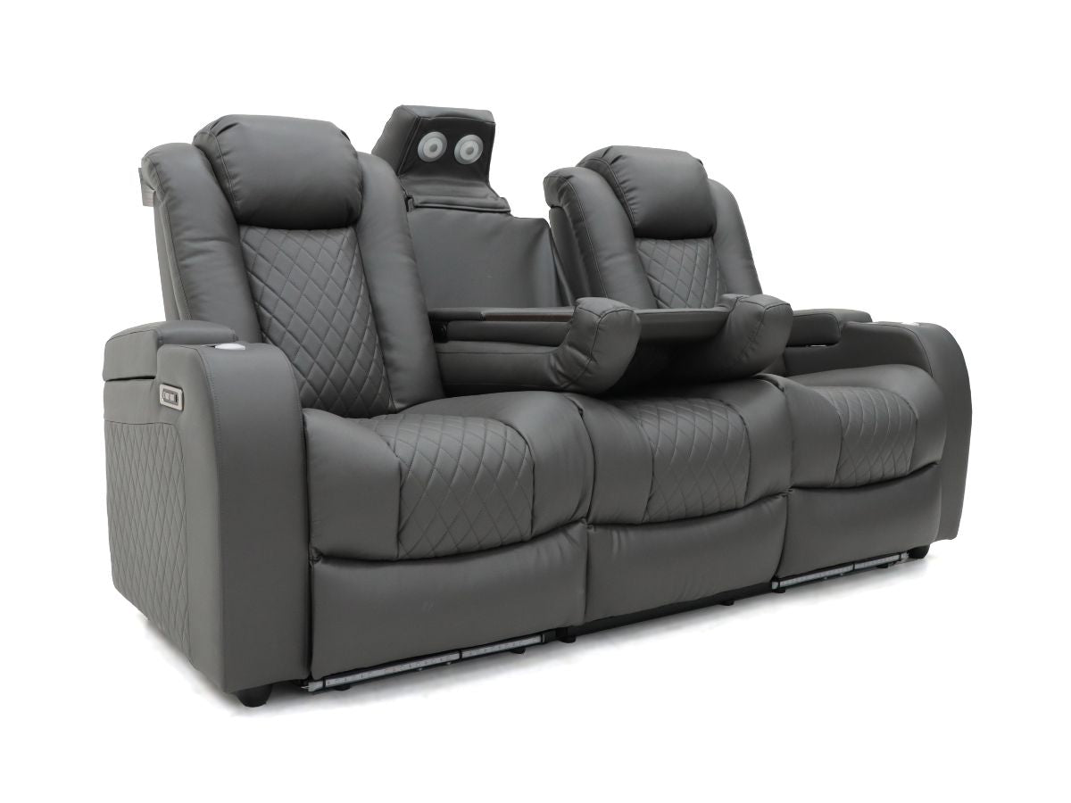 electric recliner sofa
grey leather electric recliner sofa