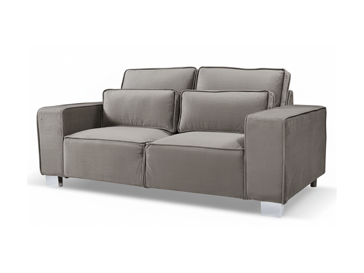 Sloane Grey 3+2 Sofa Set Plush Velvet