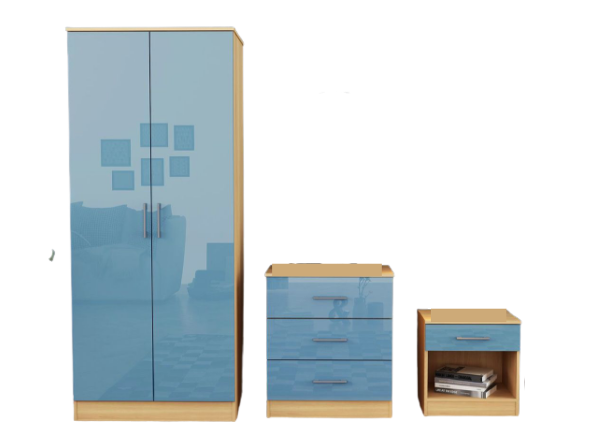 Blue Three Piece Set