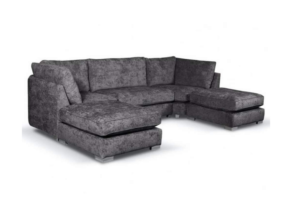 Brixton Charcoal U Shape Grey 