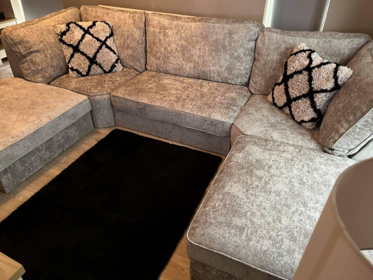 Brixton Truffle U Shape Sofa 