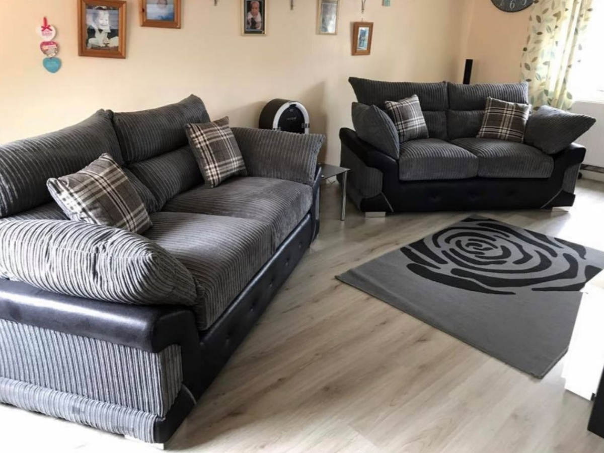 Logan Cord 3+2 Sofa Set 