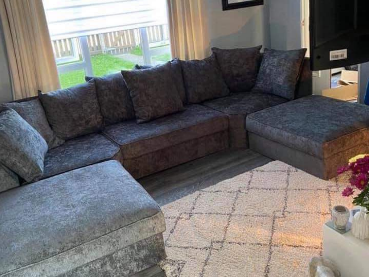 London Charcoal U Shape Grey 