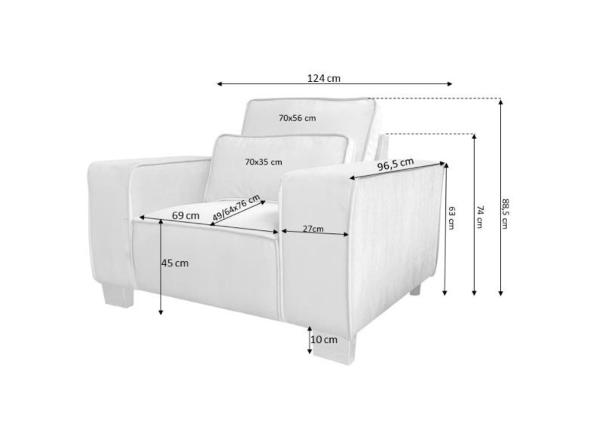 Sloane Silver Armchair 