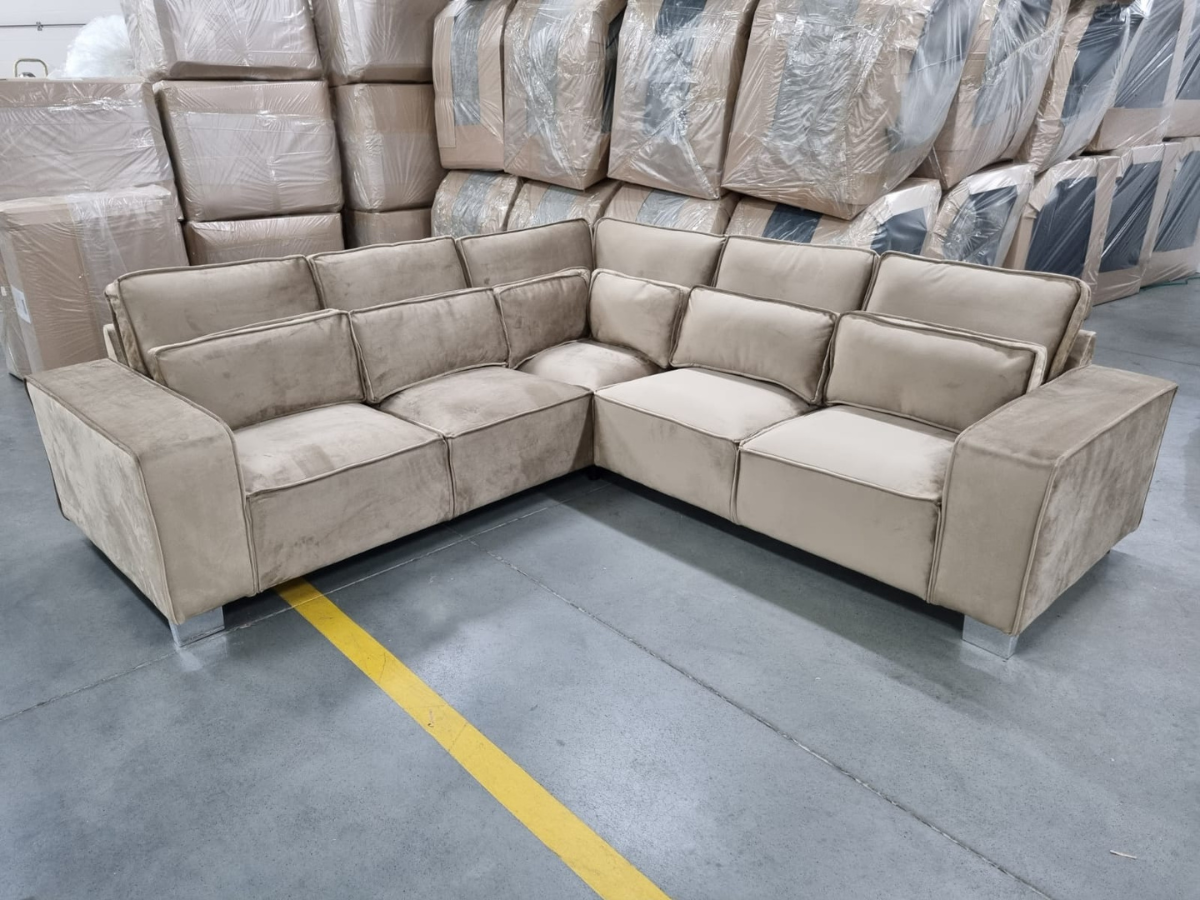 Sloane Mink Sofa Double Corner 