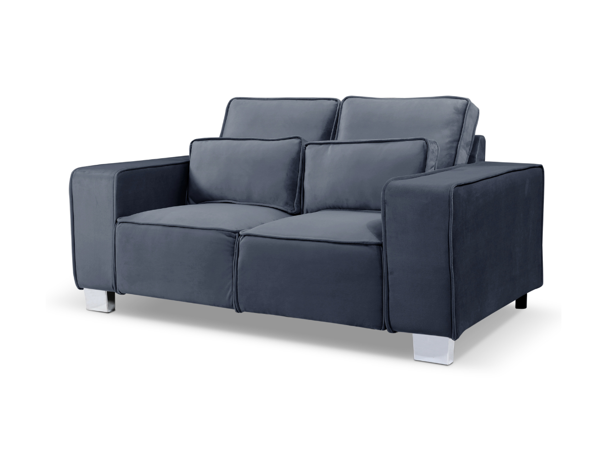Sloane Grey 3+2 Sofa Set Plush Velvet