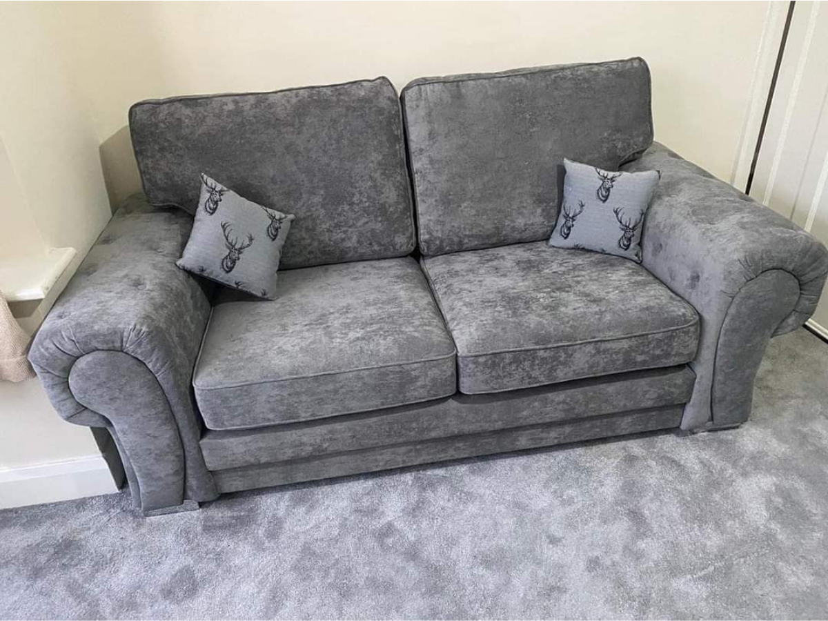Vegas 2+2 Sofa Set Grey 