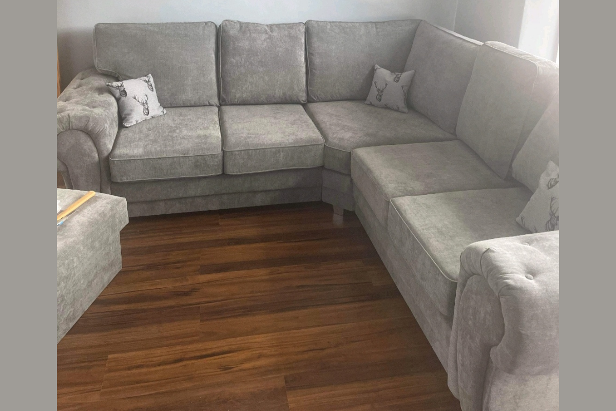 Vegas Grey Sofa Double Corner 