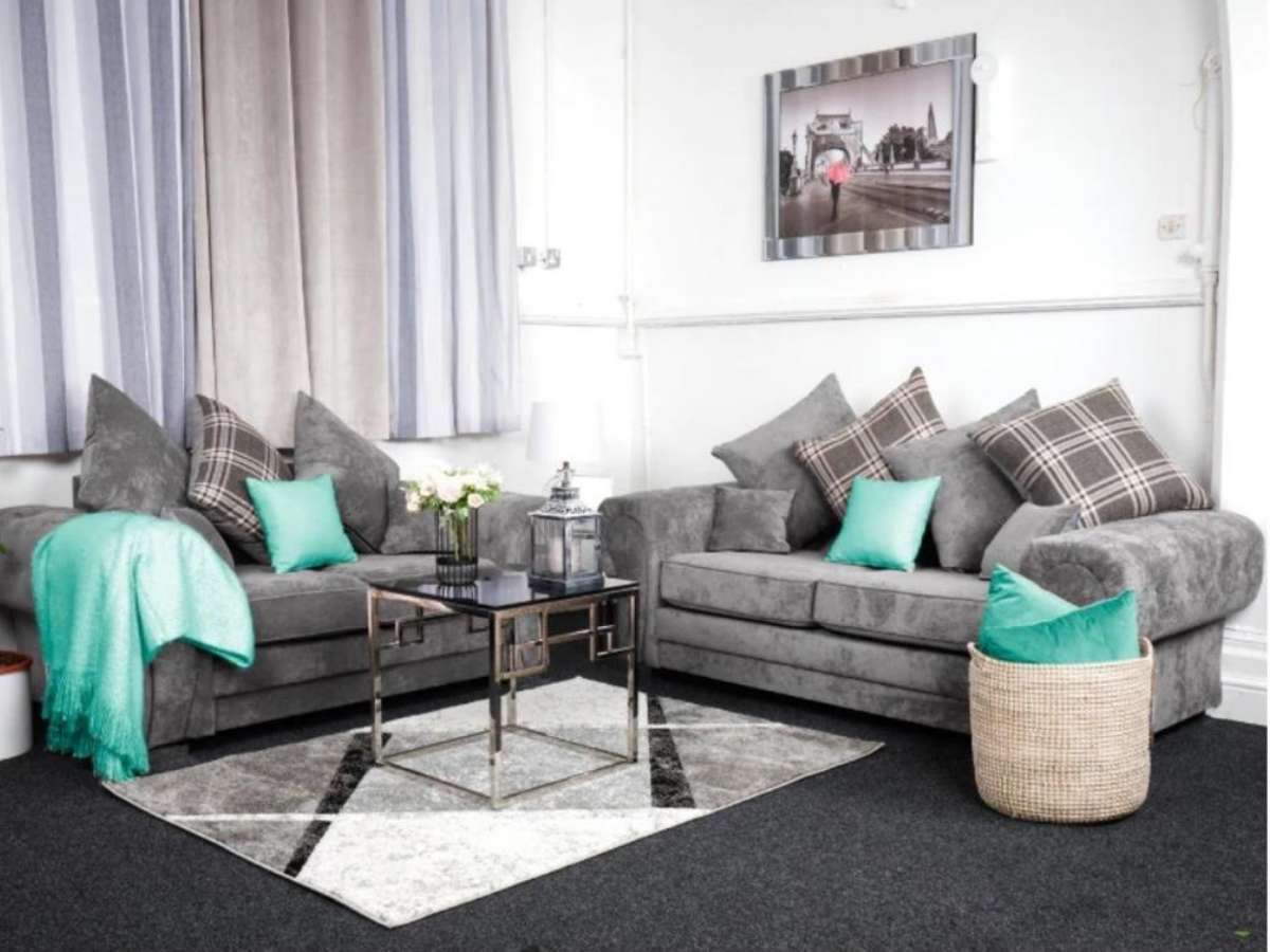 Verona 3+2 Sofa Set Grey 