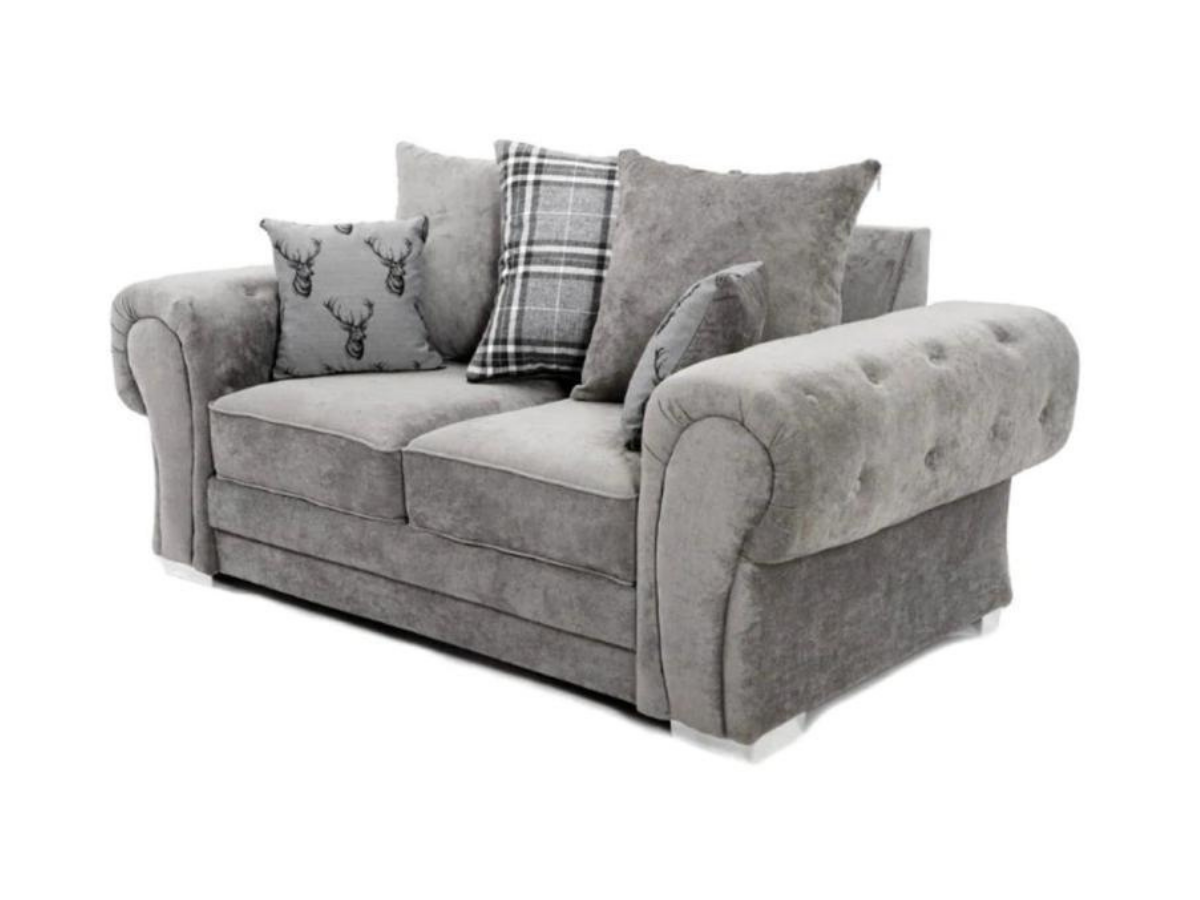 Verona 3+2 Sofa Set Grey 