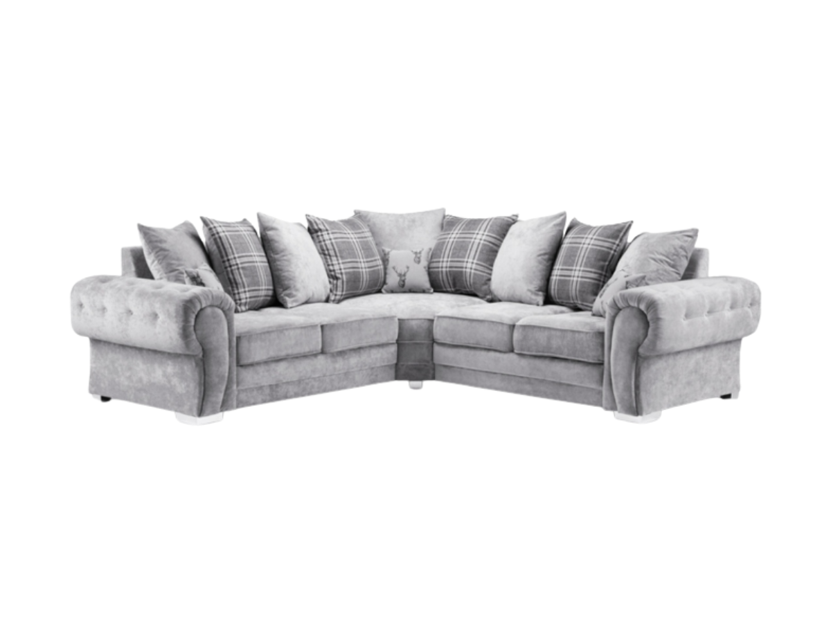 Verona Corner Sofa Bed Grey 